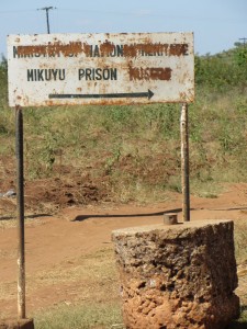 Mikuyu Prison sign