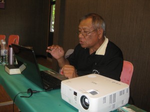 Rev Manias Chang Yu-fa working on Genesis