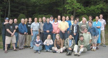 Presbyterian College faculty and students annual retreat at Val Morin, in the Laurentians.
