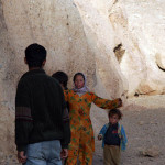 Children who live in the cliff caves