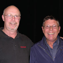 Jim Fraser and Mike McConnell. Photo - Amy MacLachlan.