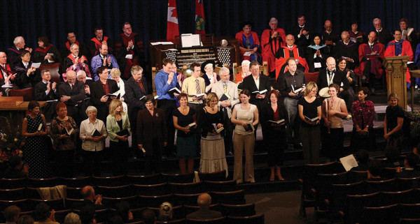Scenes from Knox College's 2007 convocation.