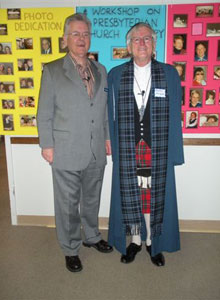 Knox Presbyterian Church in Calgary celebrated 125 years of ministry in 2008. Many special events were held including a visit from Rev. Allen Aicken, (minister at Knox from 1978 - 1988) who is seen above with the Rev. Murdo Marple (right), minister at Knox since 1989.
