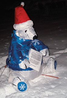 Strange But True: Percy, a most Presbyterian Bear, visited several Presbyterian families in London, Ont., spreading Christmas cheer as only a good Presbyterian can. There are rumours sonnets are being written, even an epic or two. Have yours ready, in case Percy comes knocking on your door later this year.
