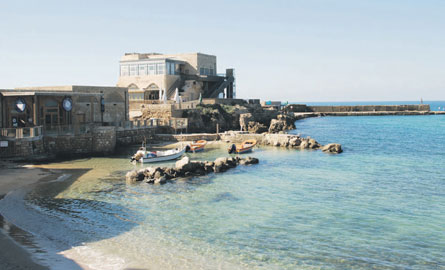 A tourist complex on the sea, Caesarea