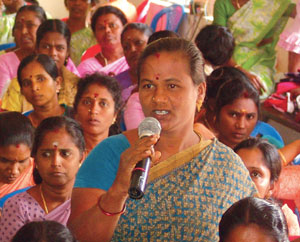 Self-help groups in India give women confi dence, connections and a voice in their communities. Photo by Guy Smagghe.