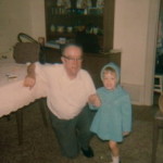 I'm all ready for Easter at age 2 with my Popa