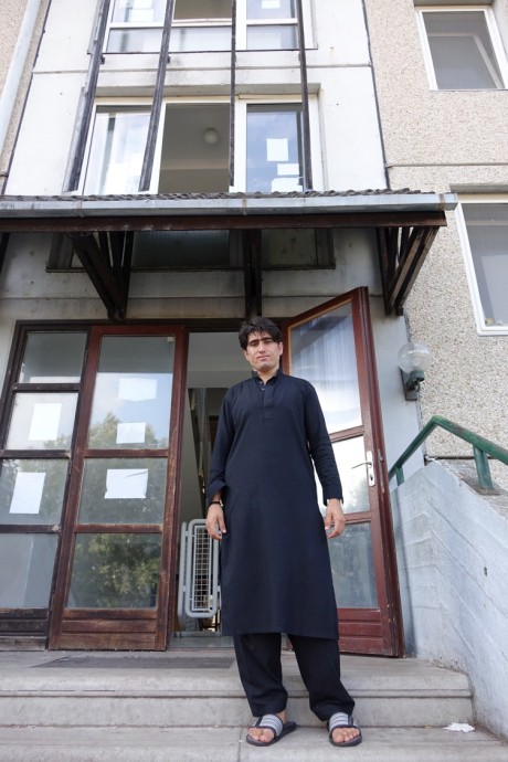 Haji Khan, a Pakistani refugee in Budapest