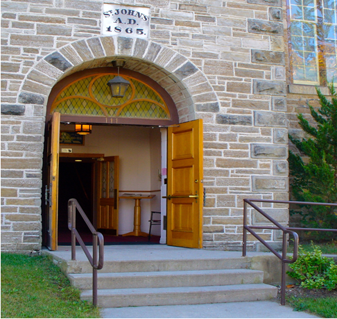 church, open doors