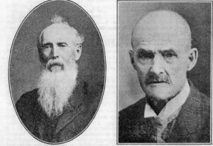 Robert Steele (Building Committee Member) and W.W. Brownell (Elder)