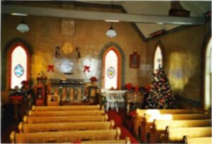 Interior of Gravel Hill Church