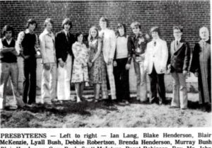Presbyteens in 1976