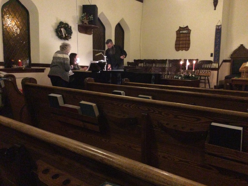 Christmas Eve musical prep
