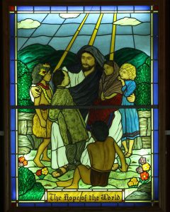 Knox, stained glass window