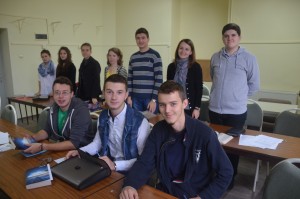First year advanced English students
