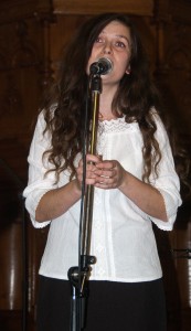 Woman singing