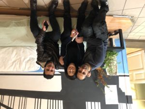 With Articula and Abdullah