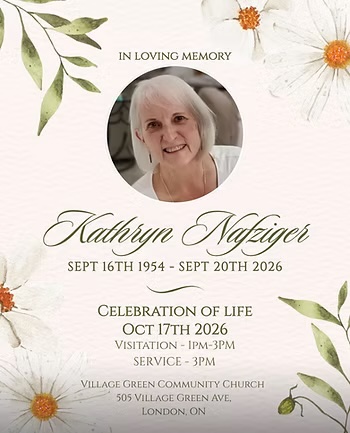 In Loving Memory – Kathryn Nafziger