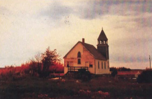 Church before move, back