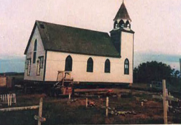 Church being moved