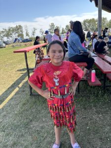 Katie at the Pow Wow