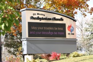 Church sign