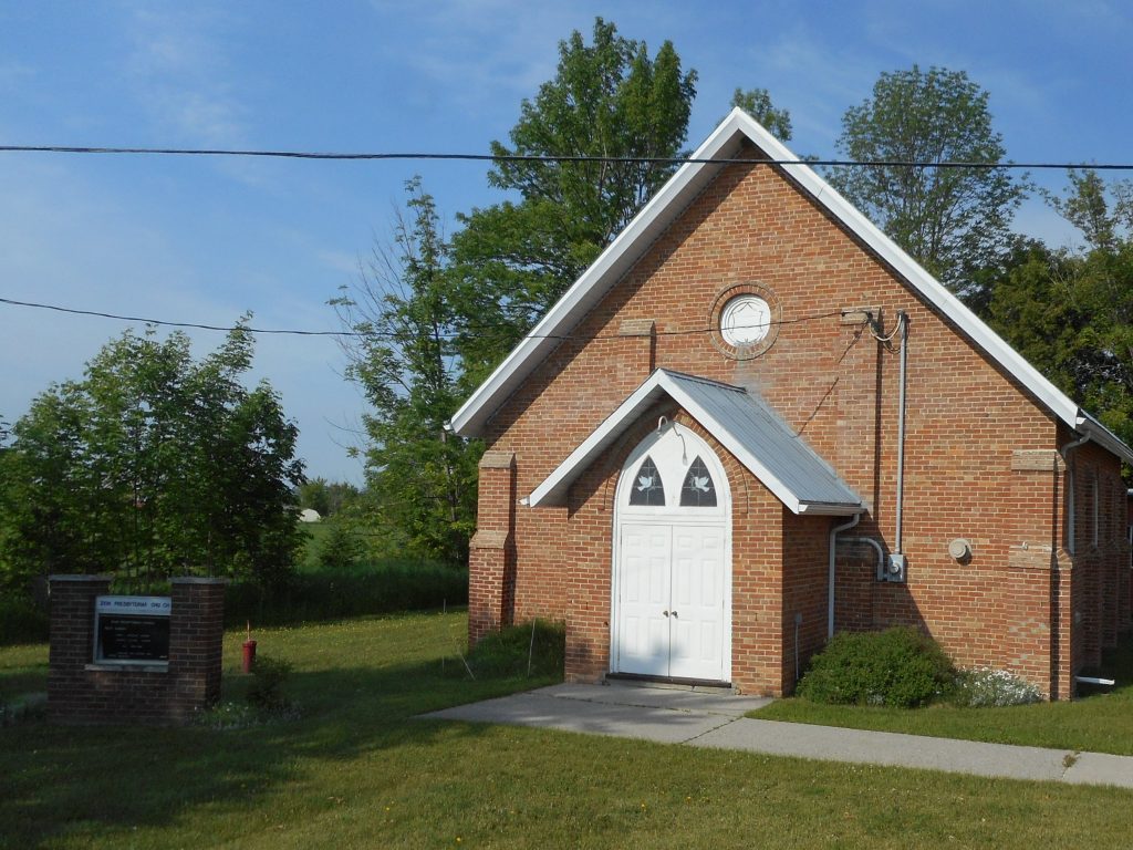 Zion Presbyterian Church A community of faith in Sunnidale Corners